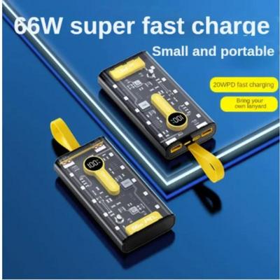 Fast Charging Power Bank - 20000mAh Capacity with 2 USB-C & 1 USB-A Ports (1 Pcs)