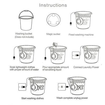 Portable Mini Washing Machine